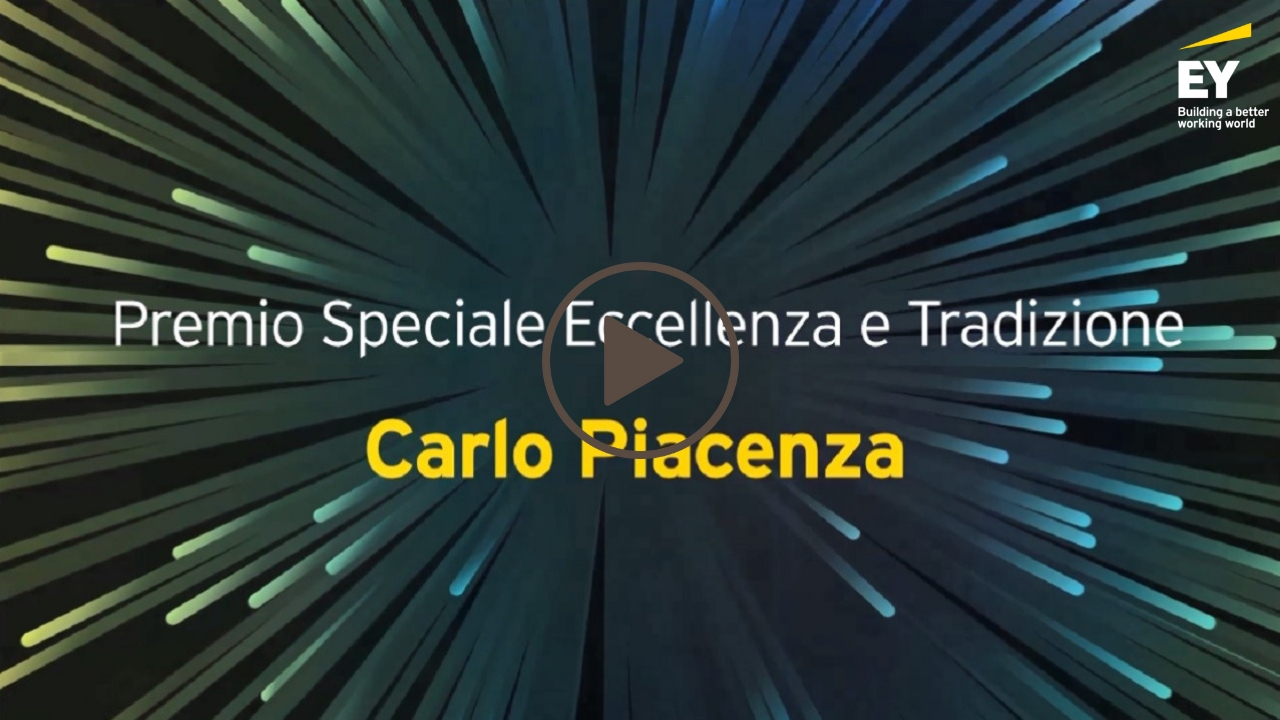 EY -Imprenditore dell'anno 2018 (EOY)- Carlo Piacenza- Premio Speciale Eccellenza e Tradizione-